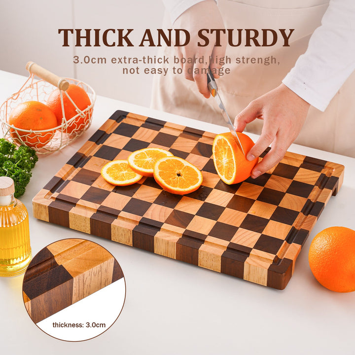 Checkered Lovewood Cutting Board