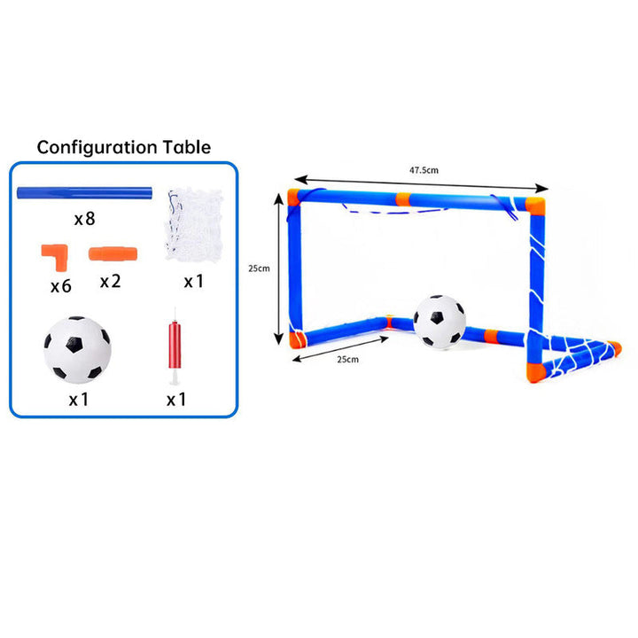 Mini Foldable Soccer Set with Detachable Goal Posts