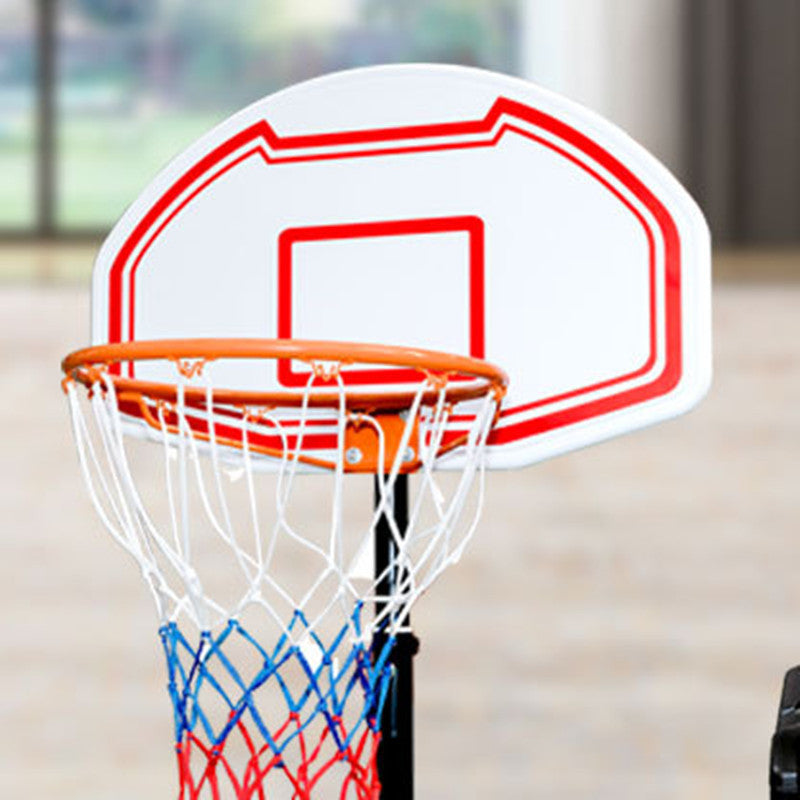 Outdoor Mobile Adjustable Basketball Stand for Kids Teenagers