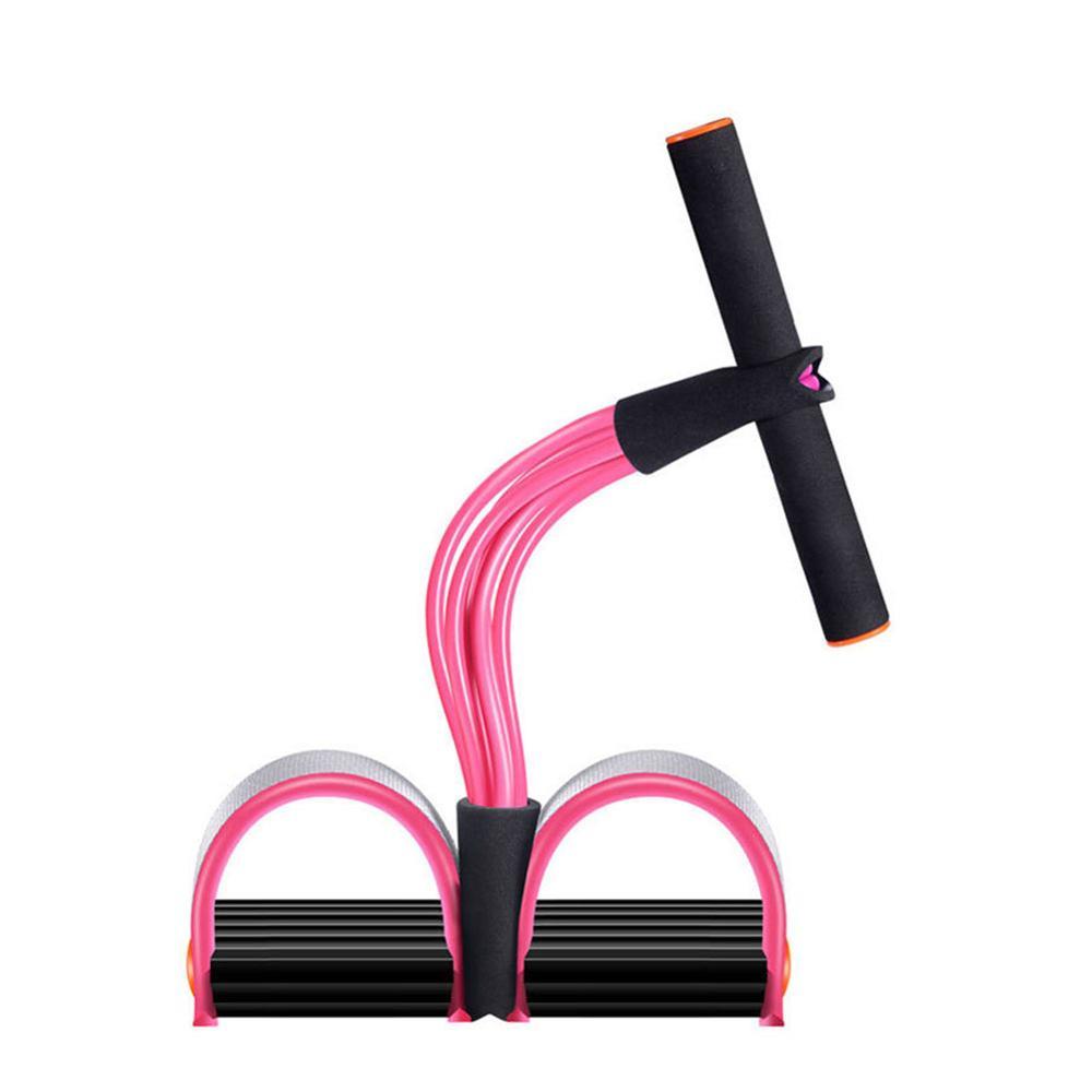 Natural Latex Foot Pedal Resistance Rope Fitness Expander