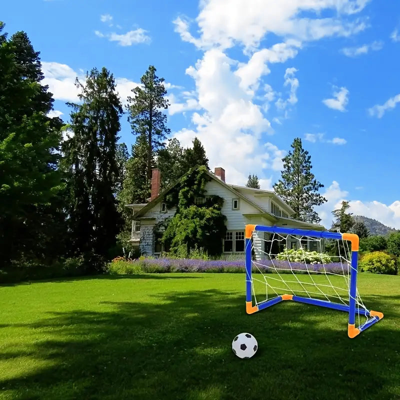 Mini Foldable Soccer Set with Detachable Goal Posts