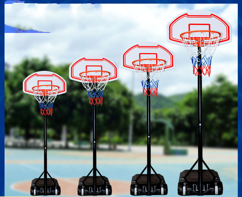 Outdoor Mobile Adjustable Basketball Stand for Kids Teenagers