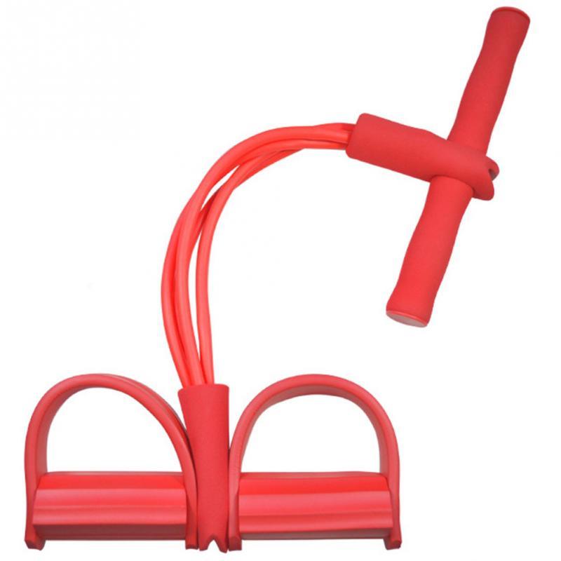 Natural Latex Foot Pedal Resistance Rope Fitness Expander