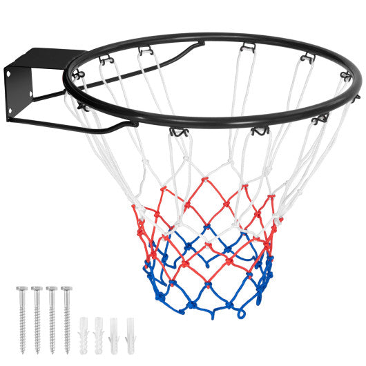 15 Inch Basketball Rim Goal with All Weather Net