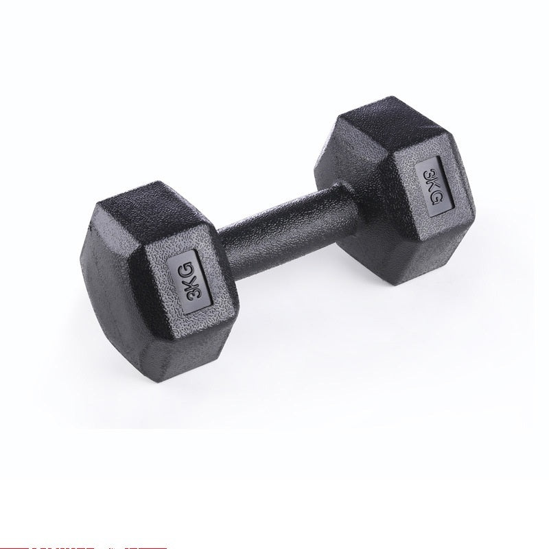 Rubberized Dumbbells for Men Women Arm Training Fitness