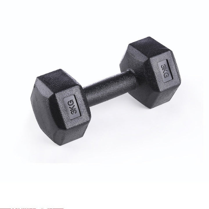 Rubberized Dumbbells for Men Women Arm Training Fitness