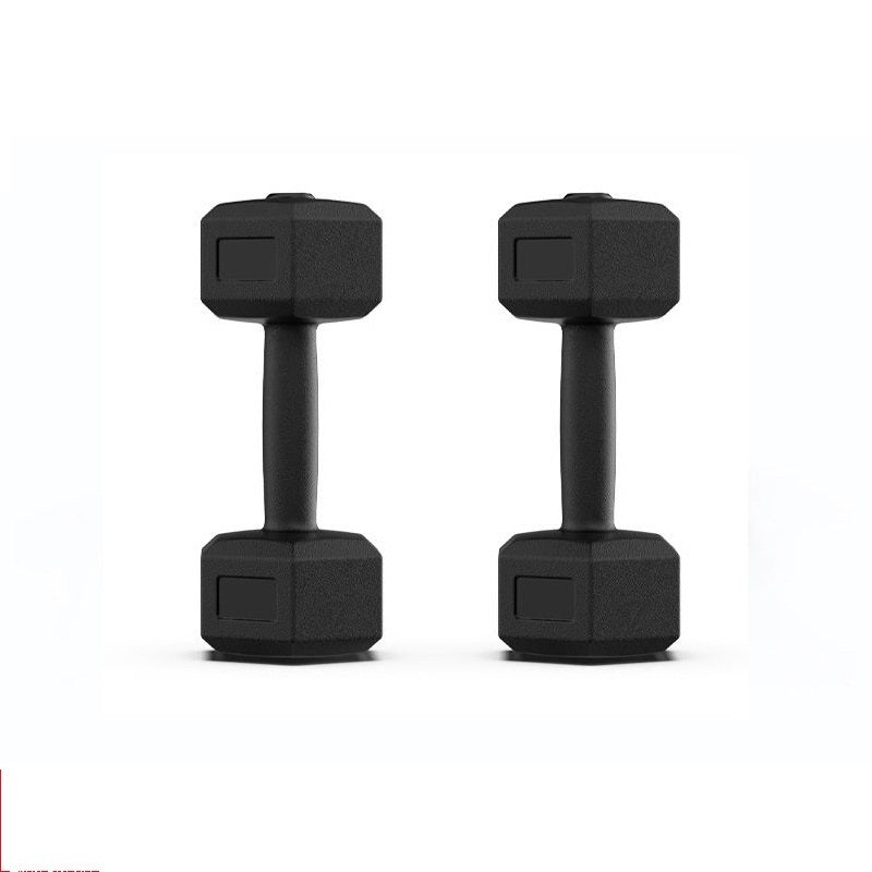 Rubberized Dumbbells for Men Women Arm Training Fitness