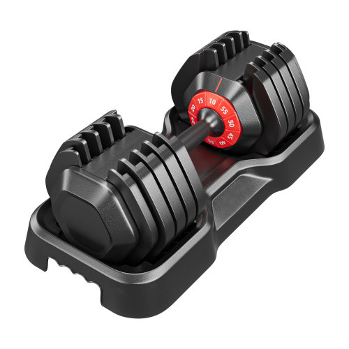 10-in-1 Adjustable Dumbbell Set with Rotating Handle