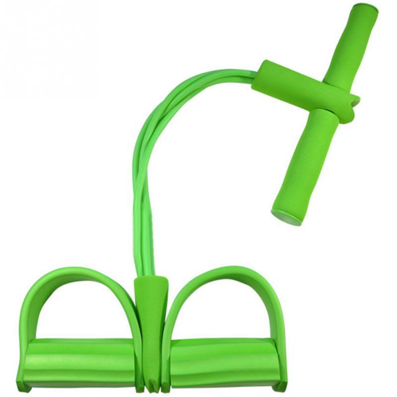 Natural Latex Foot Pedal Resistance Rope Fitness Expander