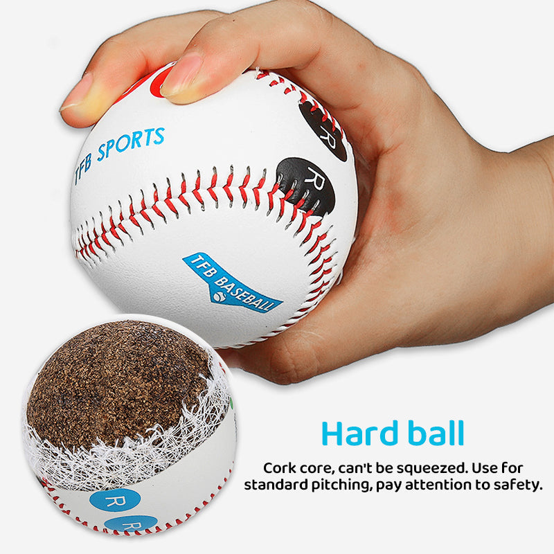 9 Inch Competition Training Baseball with Finger Markers