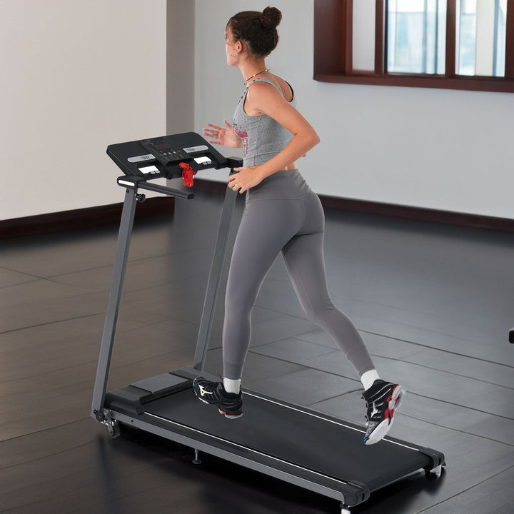 Folding Walking Pad Treadmill with Incline Bluetooth Speaker