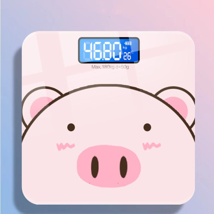Rechargeable Electronic Body Weight Scale with Fat Measurement