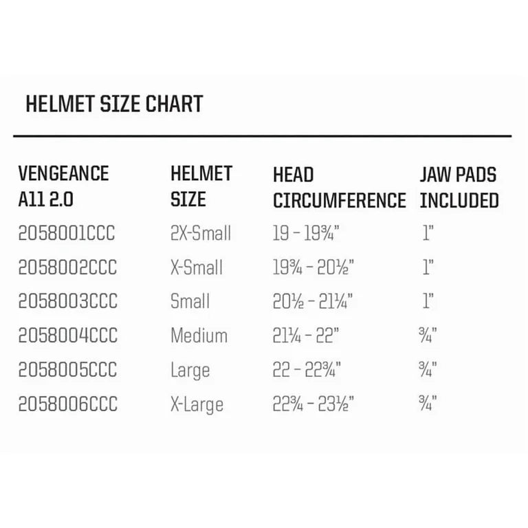 Schutt Youth Vengeance A11 2.0 Football Helmet Facemask