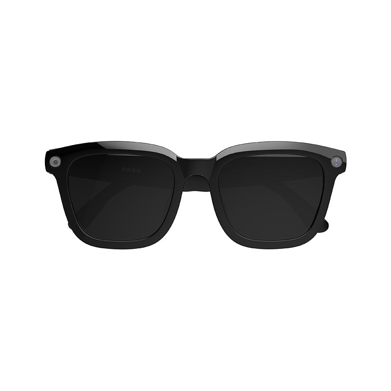 HeyCyan Onyx Black AI Smart Glasses | 8MP Anti-Shake 2K Video Recording, Real-Time Translation & Object Recognition