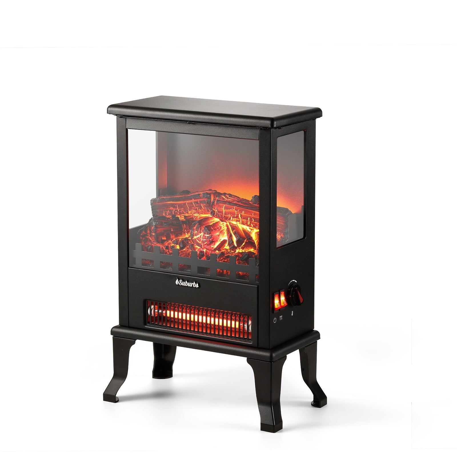 Suburbs TS17Q Electric Fireplace Stove Heater