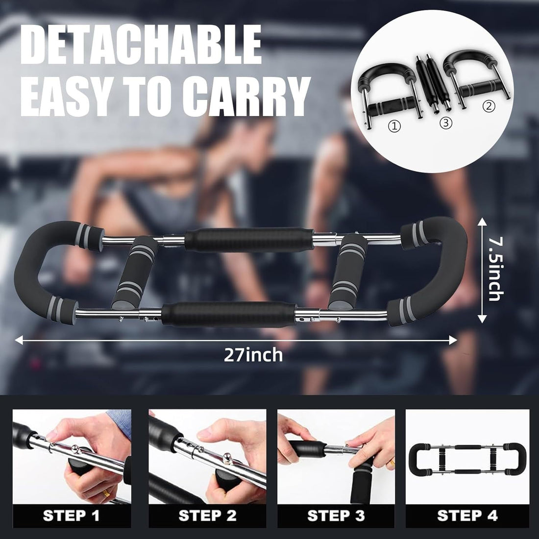 Adjustable U-Shaped Arm Strength Training Fitness Device