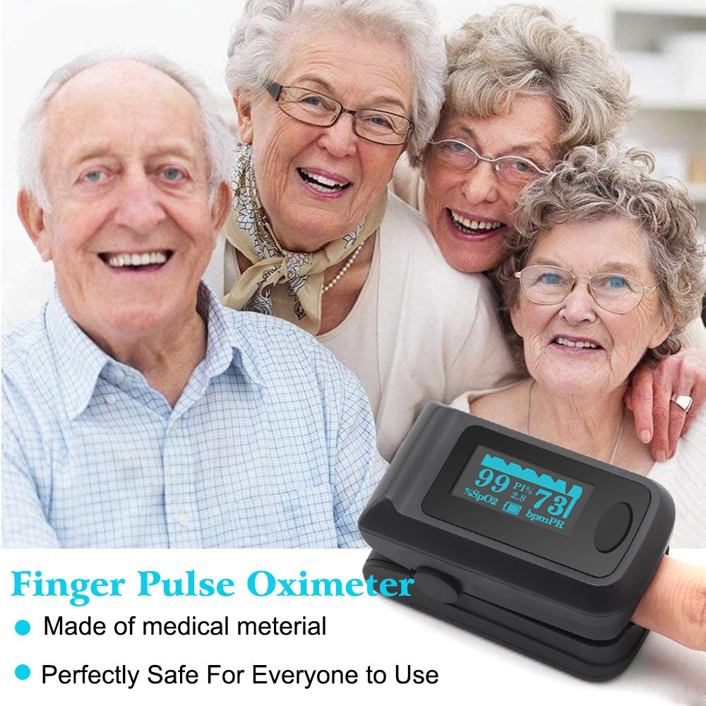 Fingertip Pulse Oximeter Blood Oxygen Level Monitor
