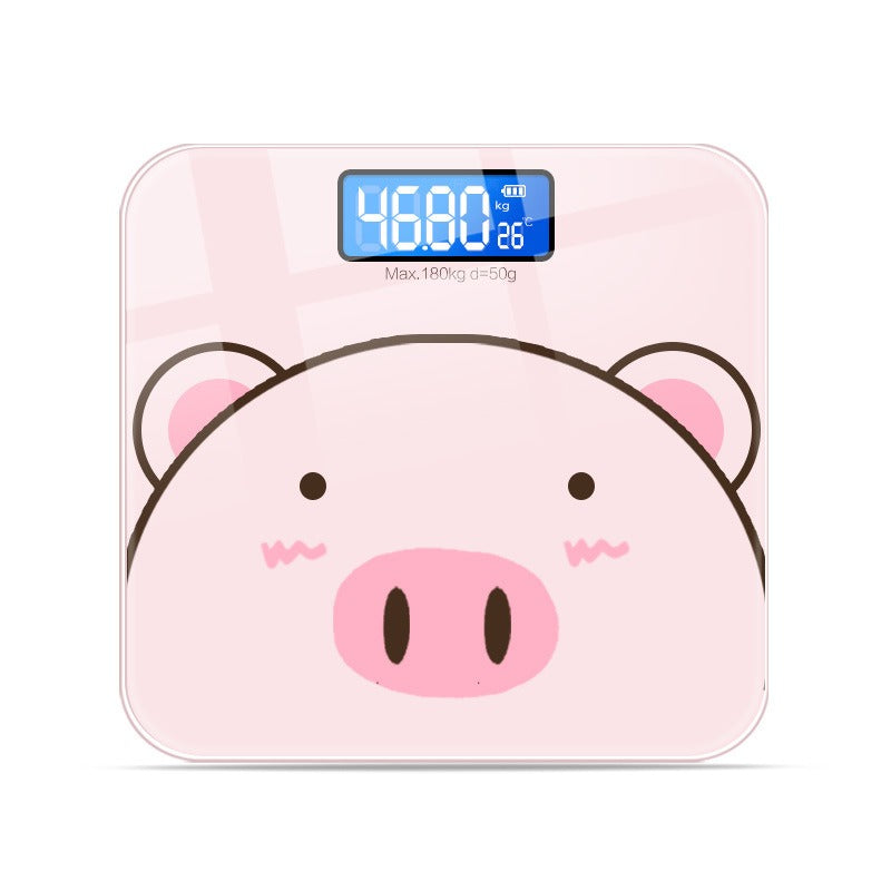 Rechargeable Electronic Body Weight Scale with Fat Measurement