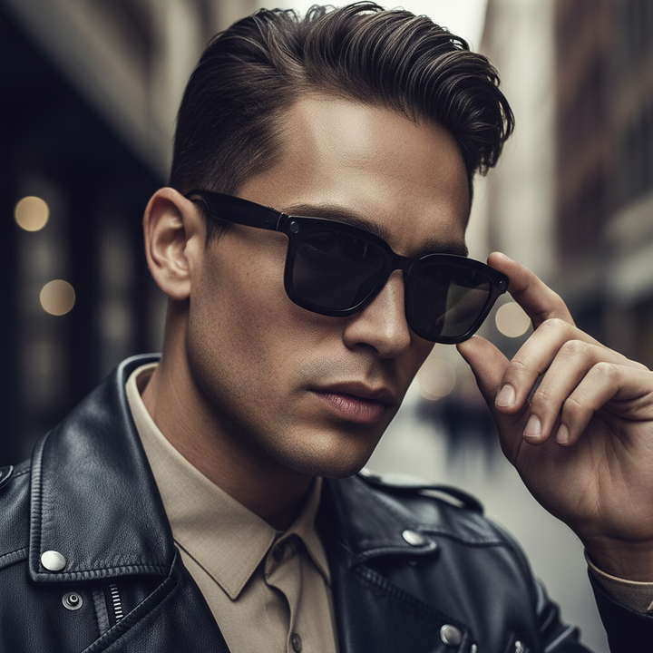 HeyCyan Onyx Black AI Smart Glasses | 8MP Anti-Shake 2K Video Recording, Real-Time Translation & Object Recognition