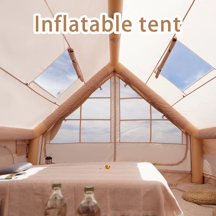 Pakicetus Inflatable Camping Tent Quick Setup Air Frame Shelter