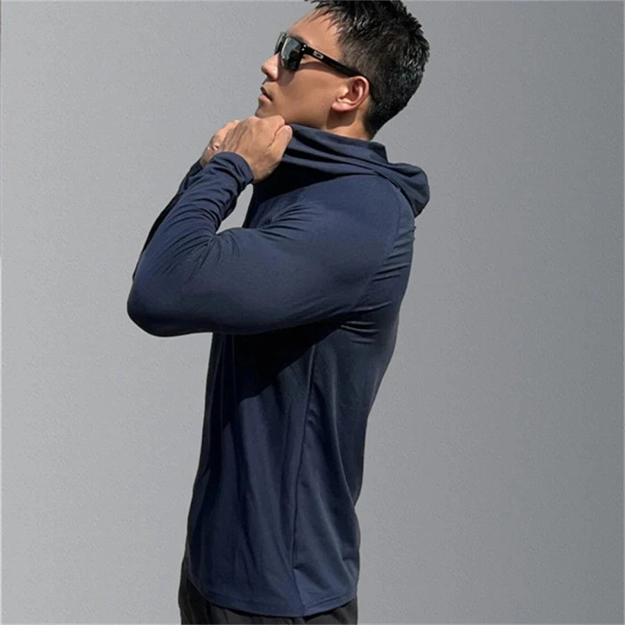 Men's Athletic Hoodies & Joggers for Outdoor Training