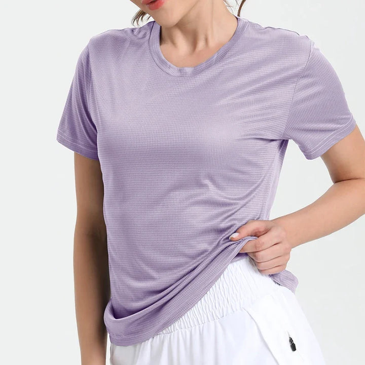 Women's Quick Dry Compression T Shirt for Gym & Run