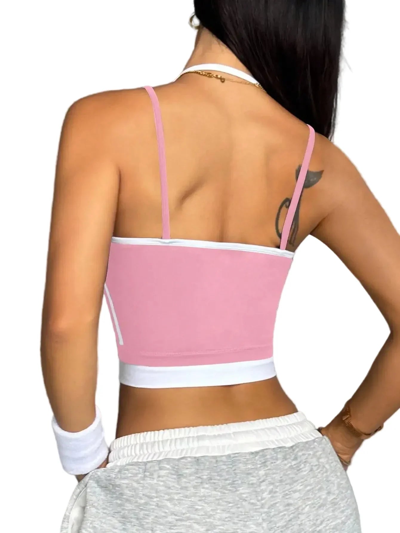 Women’s Supportive Color Block Workout Top