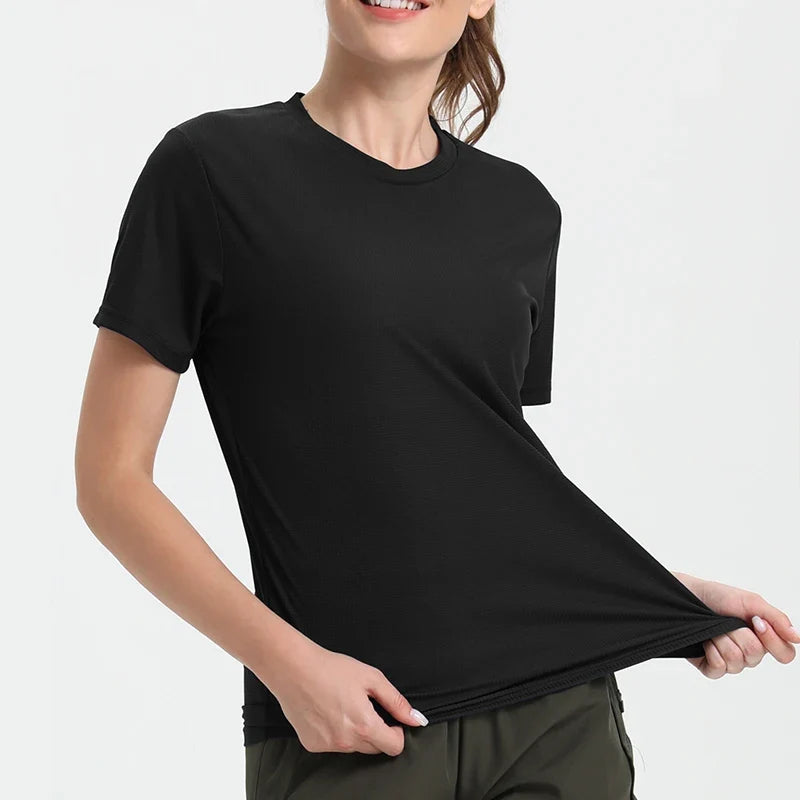 Women's Quick Dry Compression T Shirt for Gym & Run