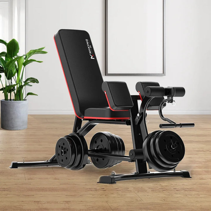 Multi-Function Weightlifting Bench for Home Fitness Training