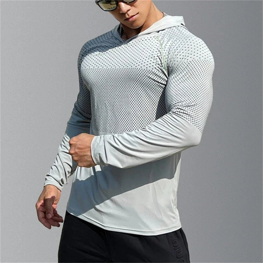 Men's Athletic Hoodies & Joggers for Outdoor Training