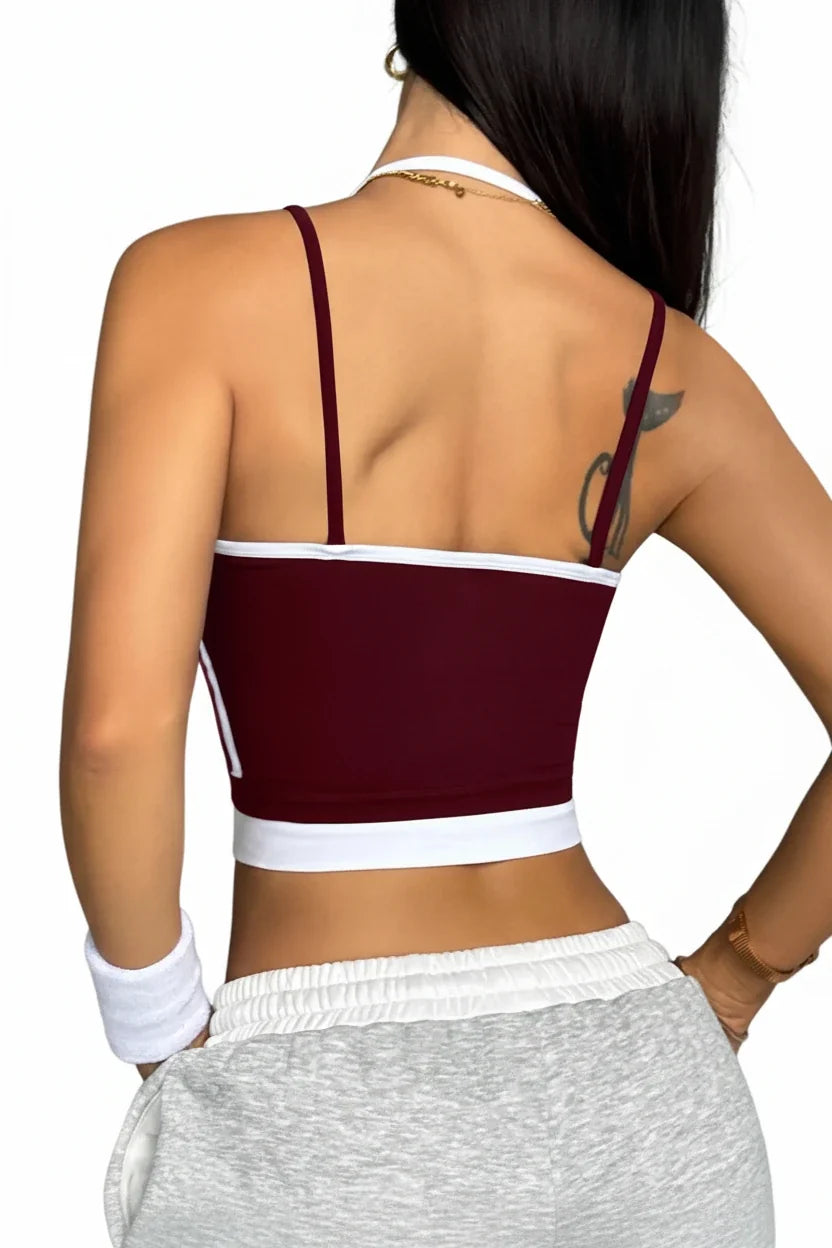 Women’s Supportive Color Block Workout Top