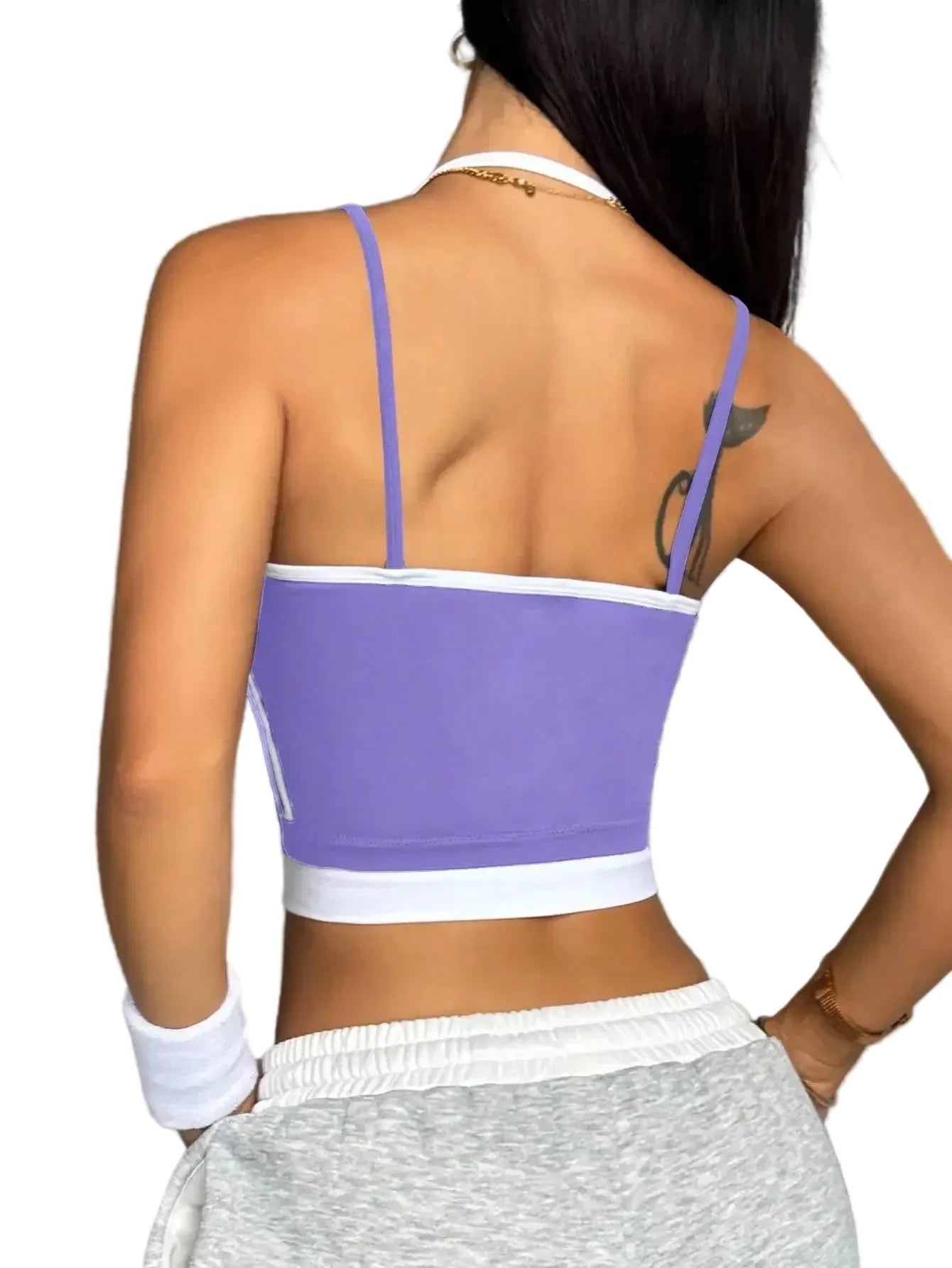 Women’s Supportive Color Block Workout Top