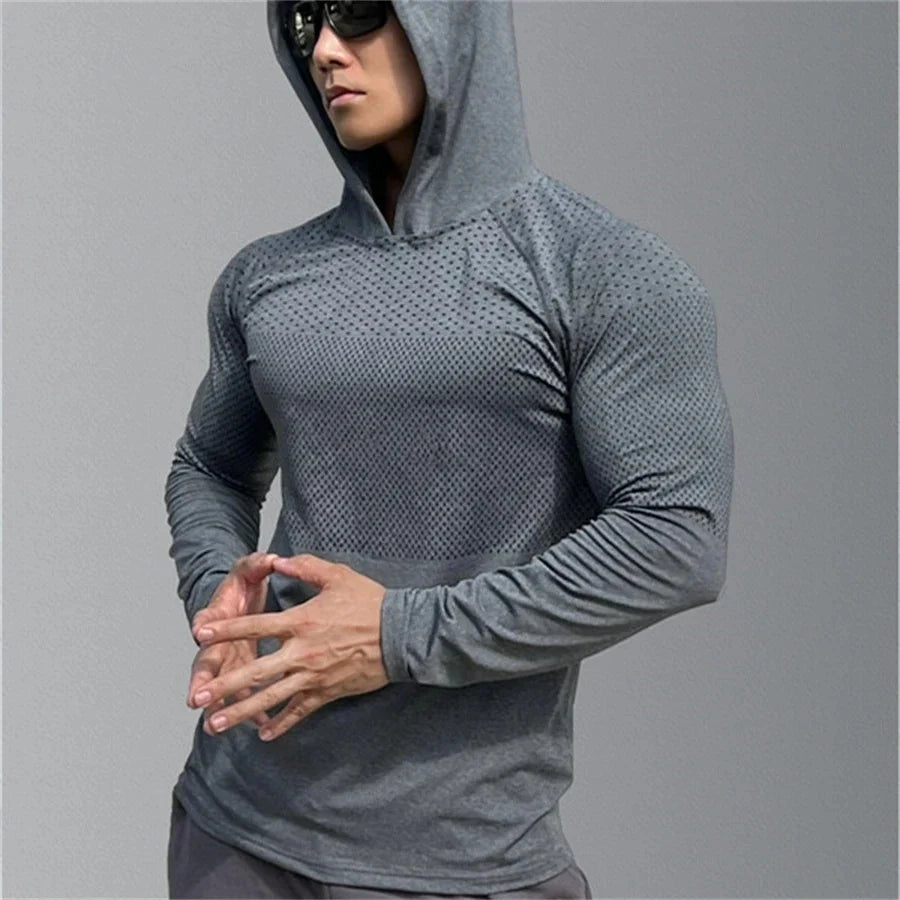 Men's Athletic Hoodies & Joggers for Outdoor Training