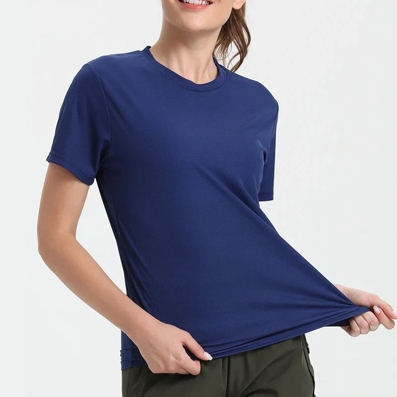 Women's Quick Dry Compression T Shirt for Gym & Run
