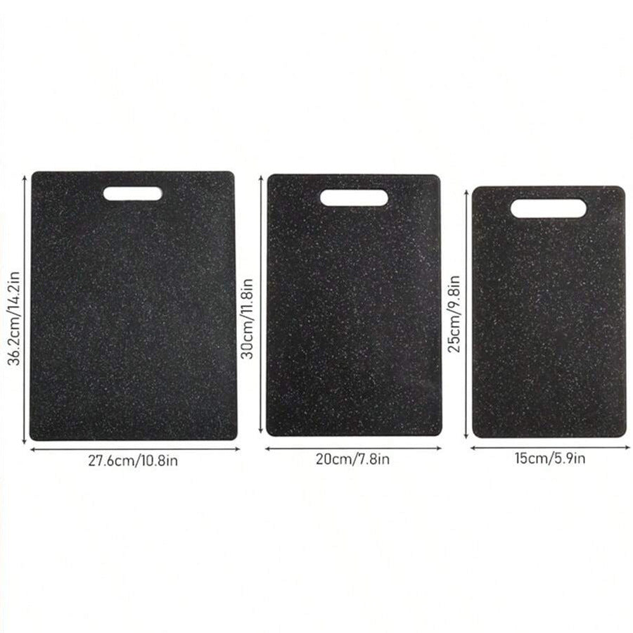 Plastic Cutting Board Set, Non-Stick Chopping Board