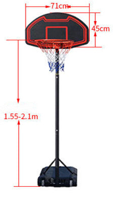 Outdoor Mobile Adjustable Basketball Stand for Kids Teenagers
