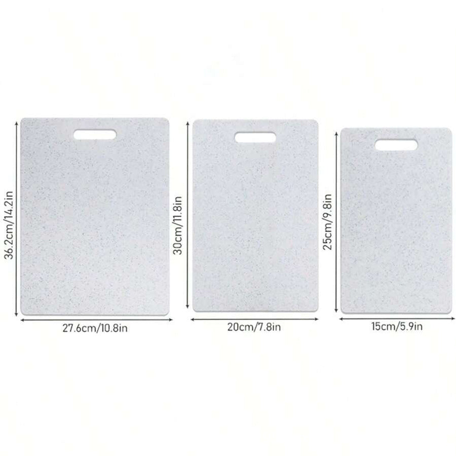 Plastic Cutting Board Set, Non-Stick Chopping Board