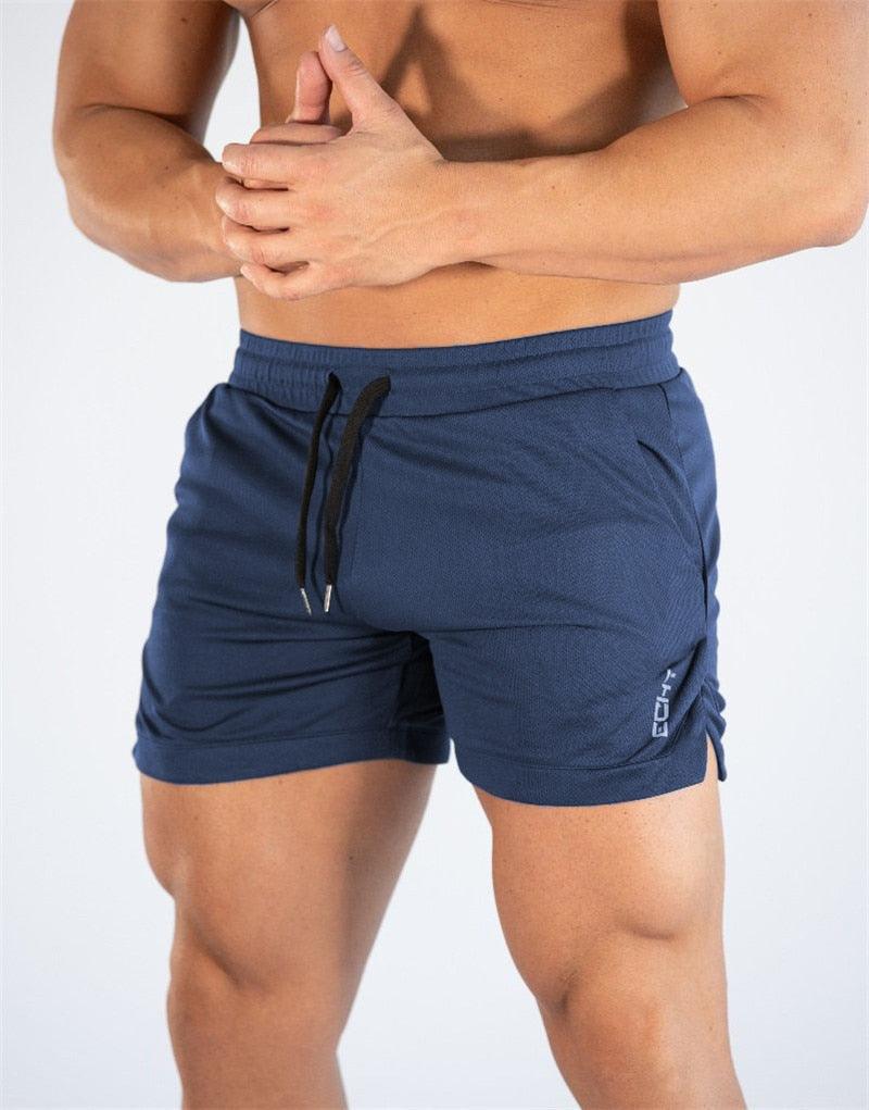 Men's Quick Dry Compression Gym Training Shorts with Pockets