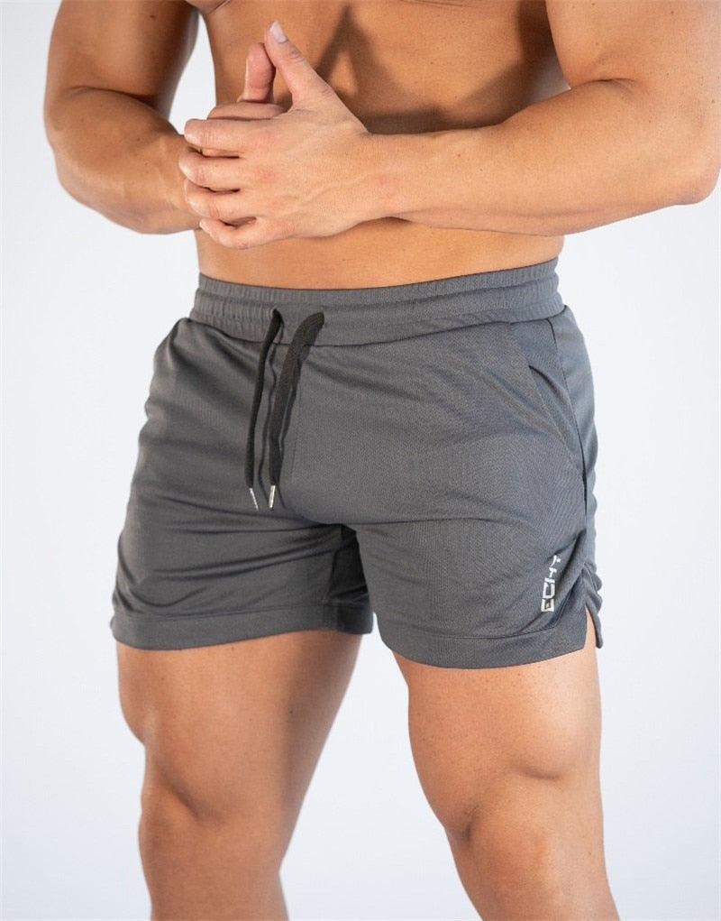 Men's Quick Dry Compression Gym Training Shorts with Pockets