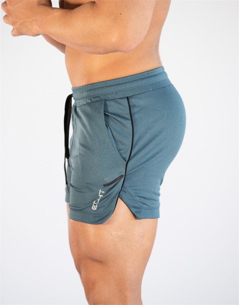 Men's Quick Dry Compression Gym Training Shorts with Pockets