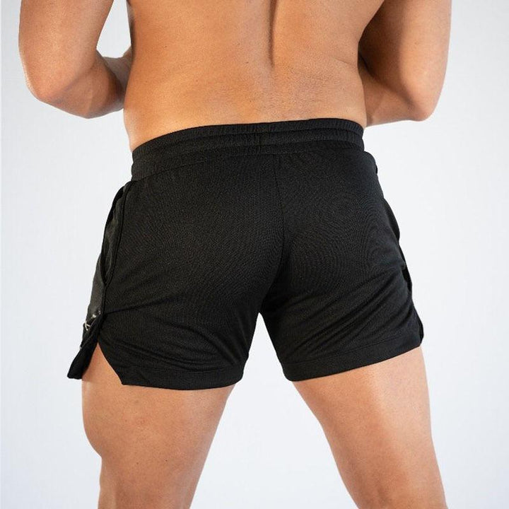 Men's Quick Dry Compression Gym Training Shorts with Pockets