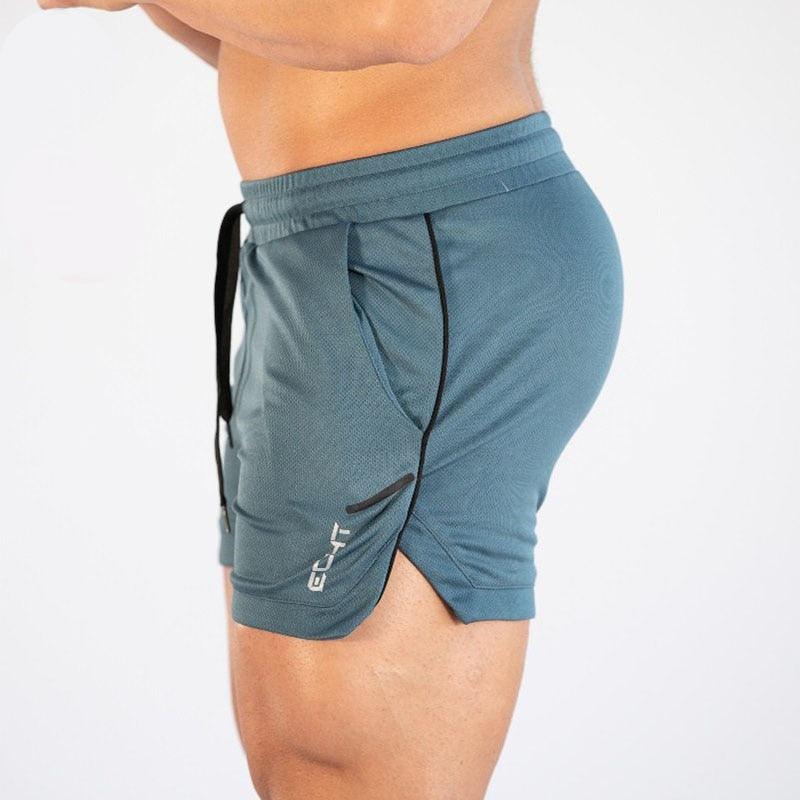 Men's Quick Dry Compression Gym Training Shorts with Pockets