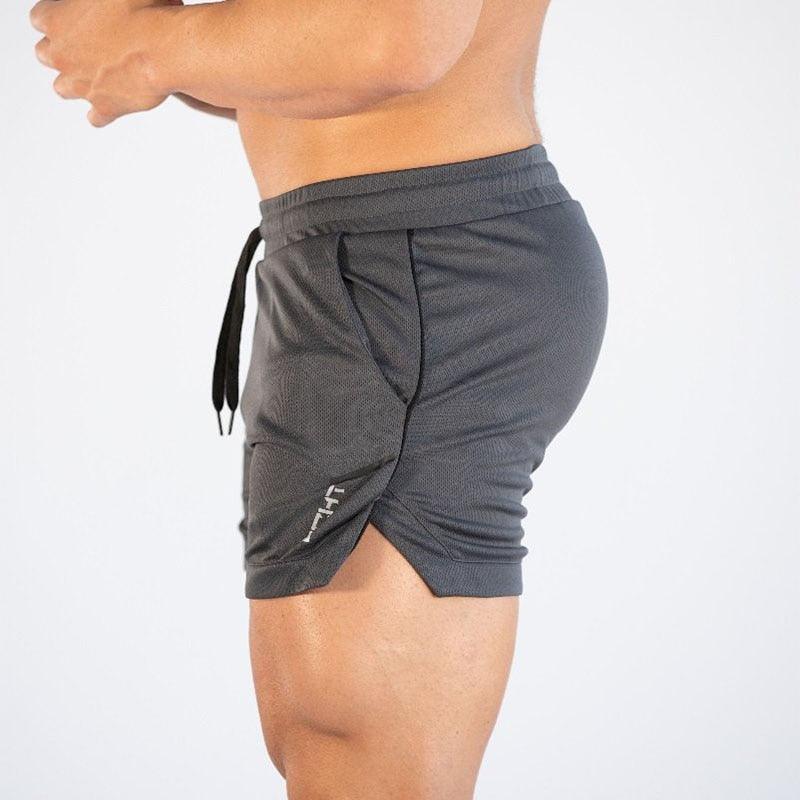 Men's Quick Dry Compression Gym Training Shorts with Pockets